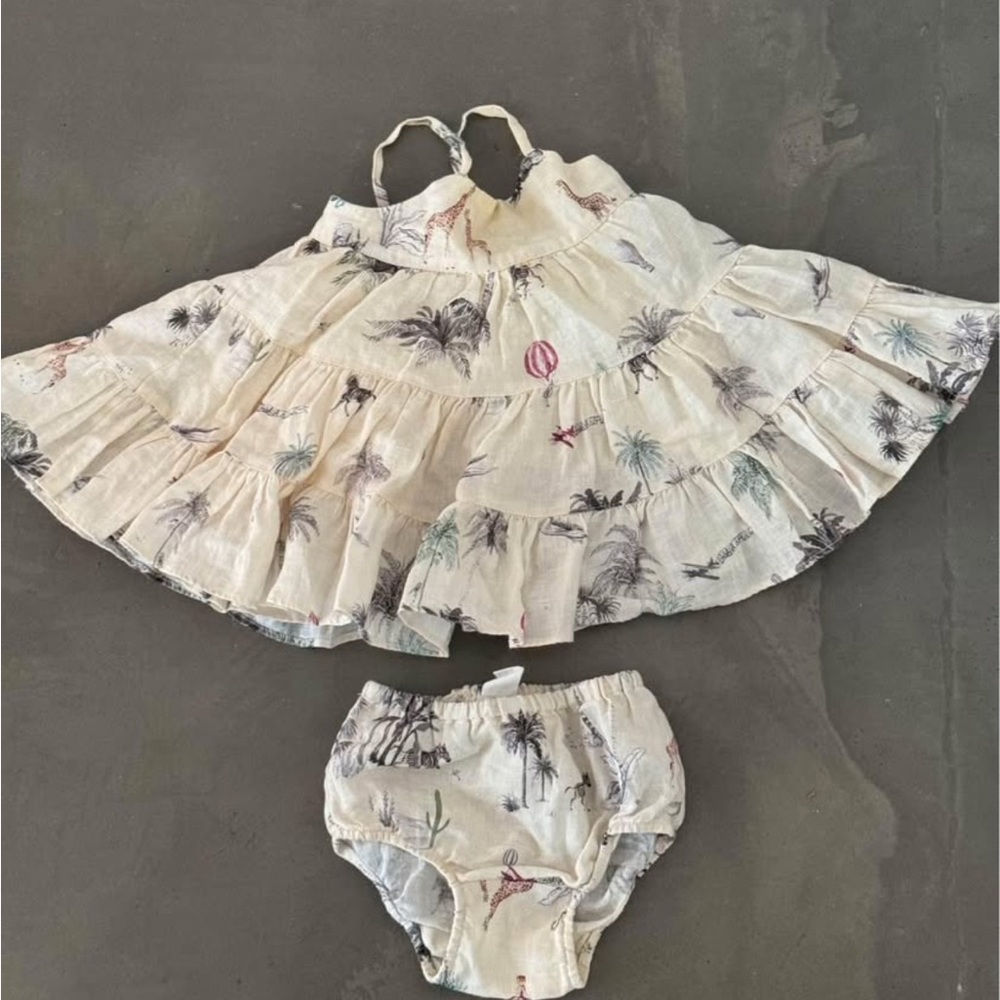 Banana Republic Baby Dress and Bloomers Set